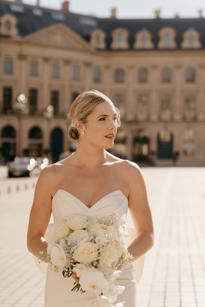 Paris Pre-wedding outfit inspiration dress with bow