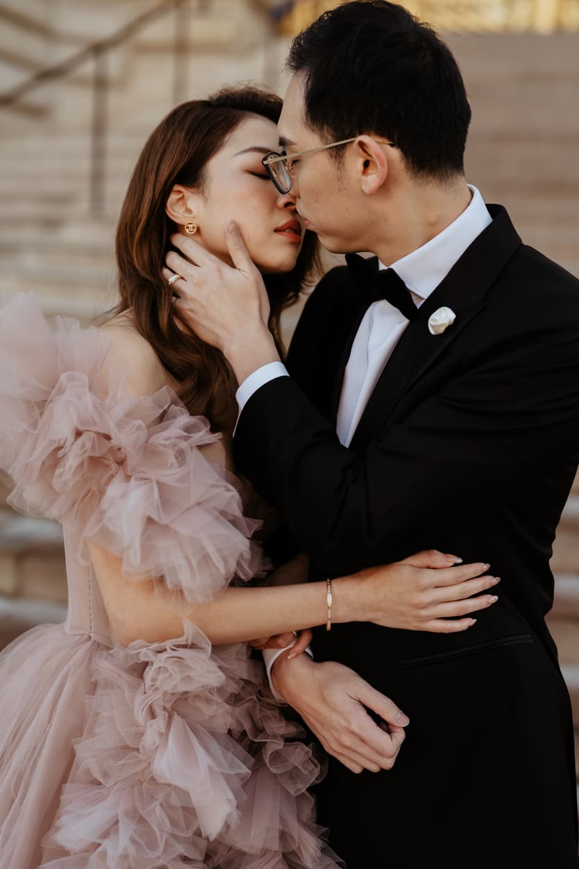 Couples wedding anniversary Photoshoot  Paris golden gate