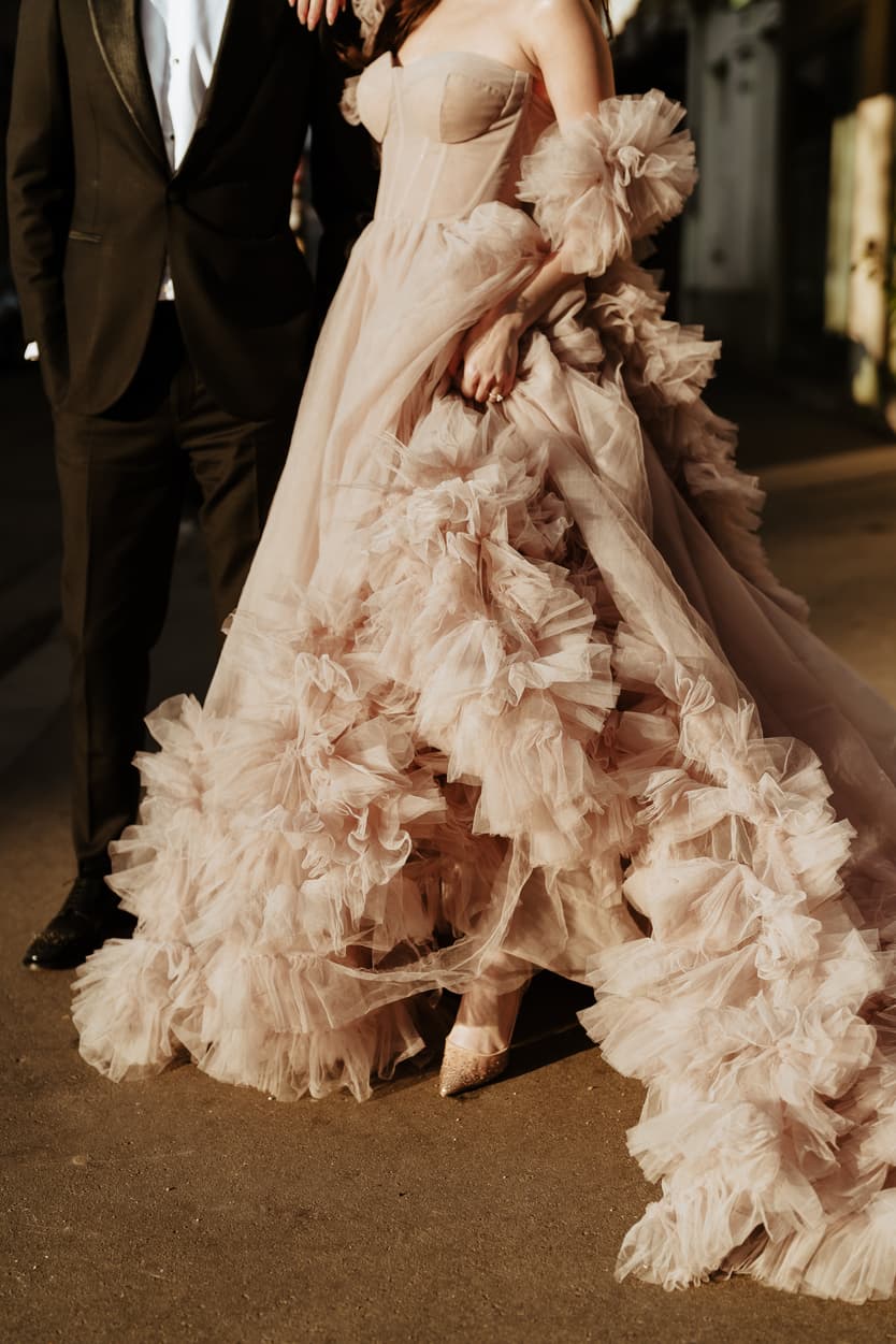 Couples wedding anniversary Photoshoot Paris streets