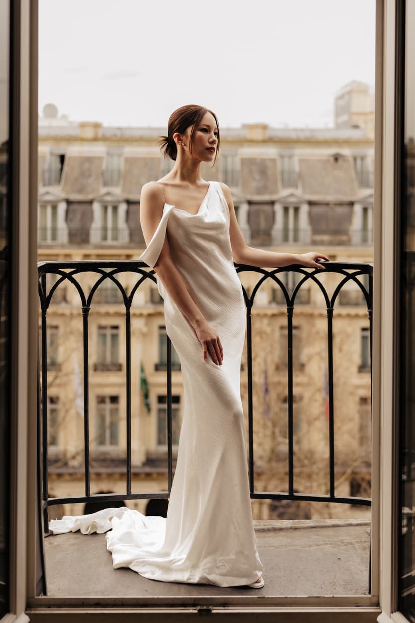 Paris Pre-wedding outfit inspiration fashion forward dress