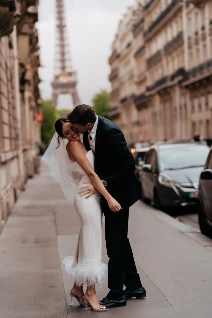 Mesmerizing Moments: A Paris Engagement under the Night Sky
