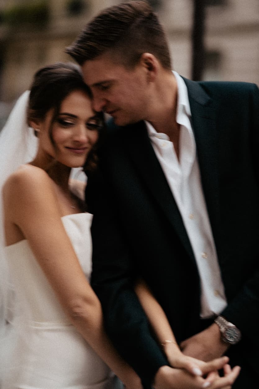 Couples Night engagement Photoshoot in Paris streets