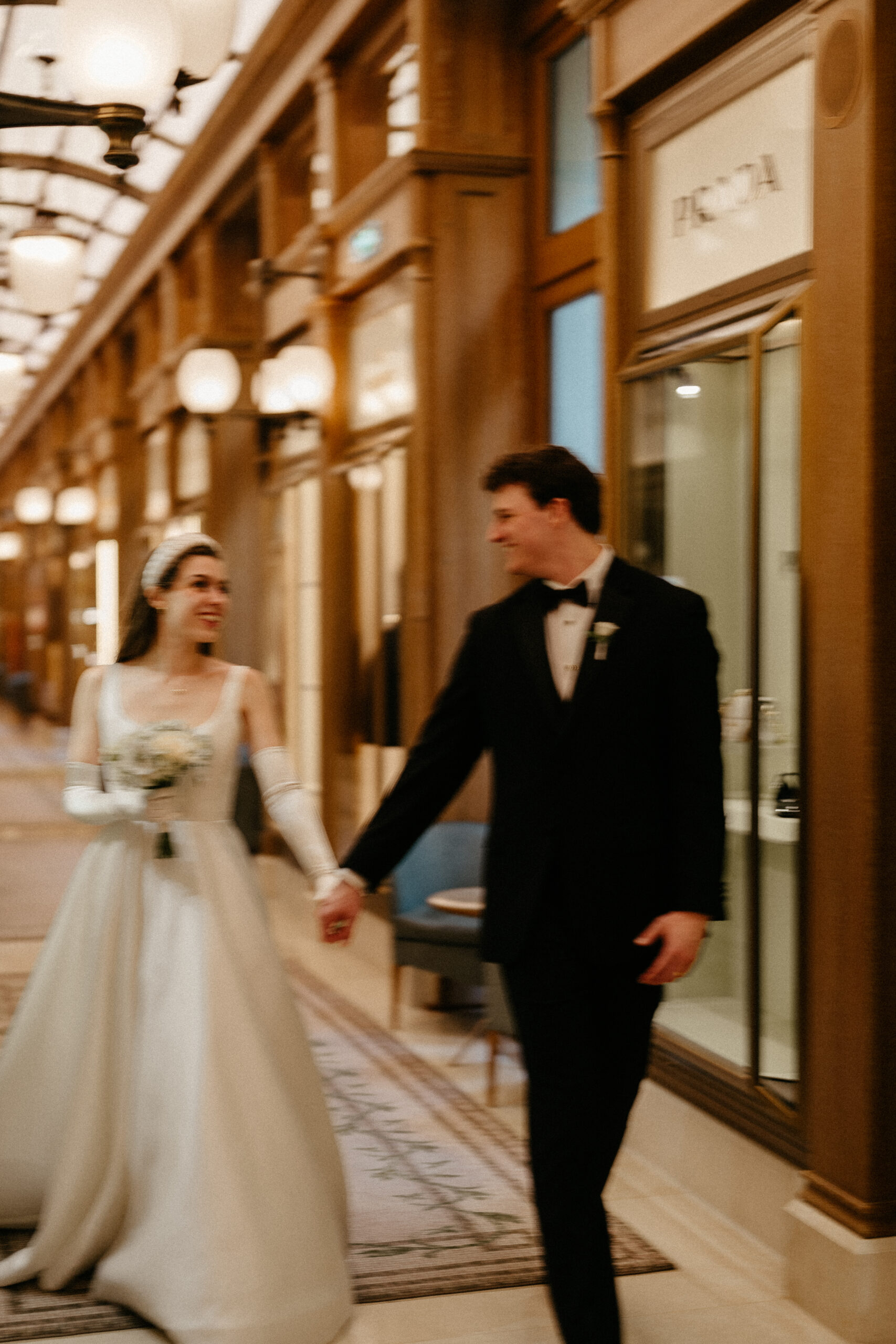 Destination wedding elopement at the luxurious Ritz Paris couple in the gallery
