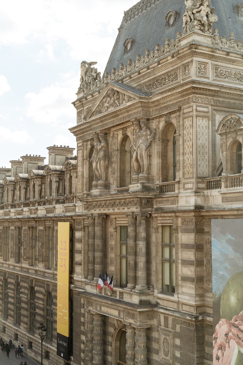 Destination elopement wedding Paris preparations Hotel du Louvre 