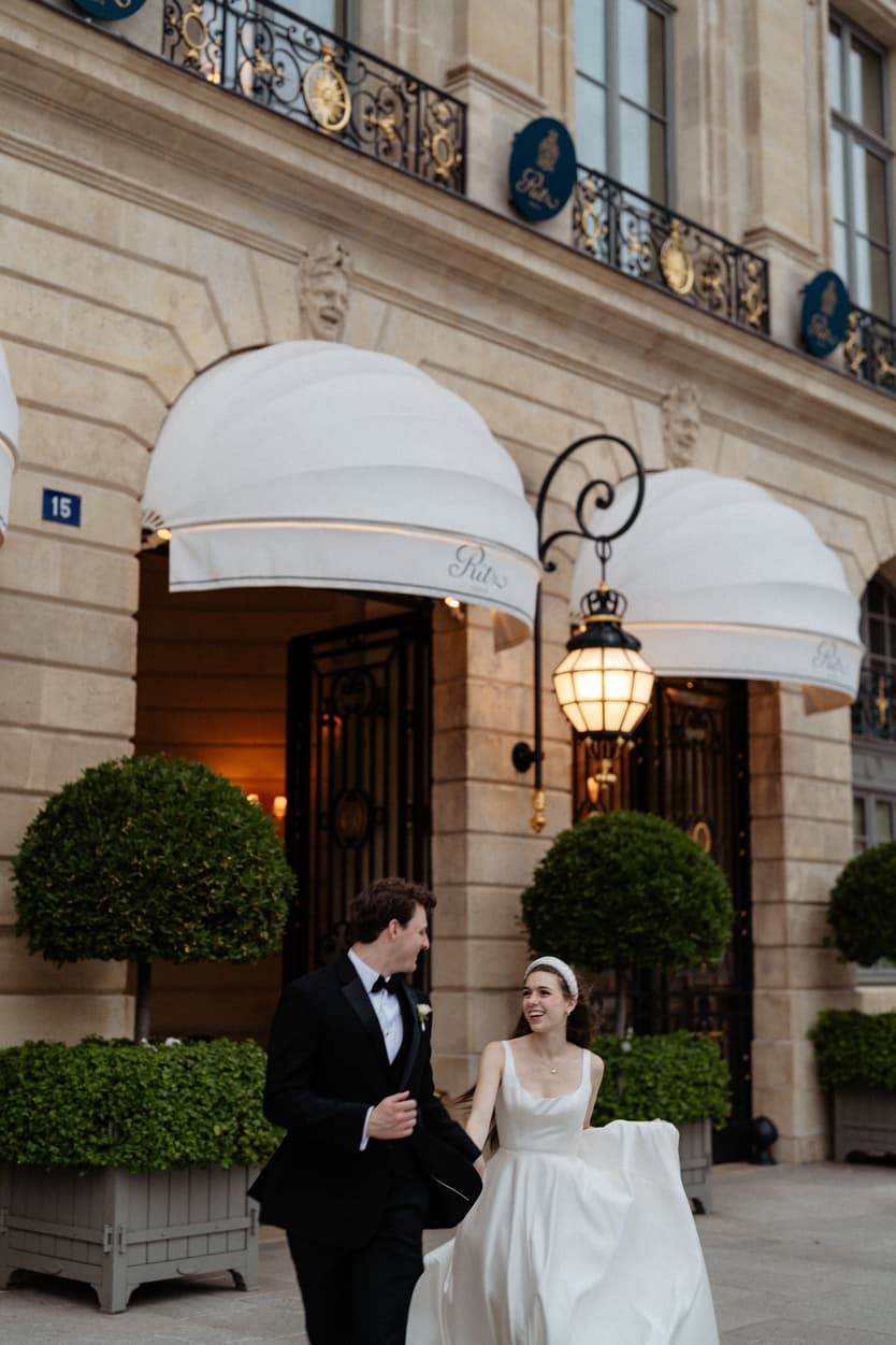 summer wedding at ritz paris