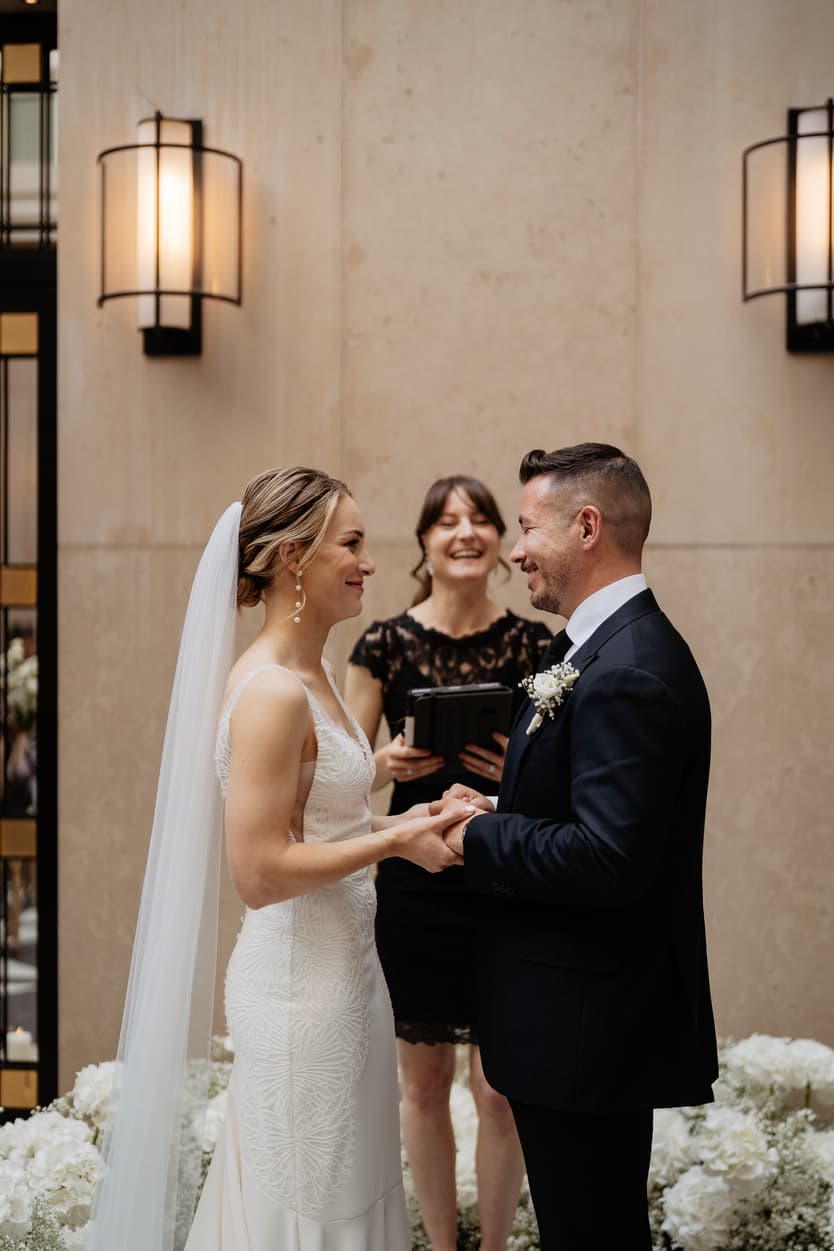Wedding ceremony at Four Seasons hotel George V Paris