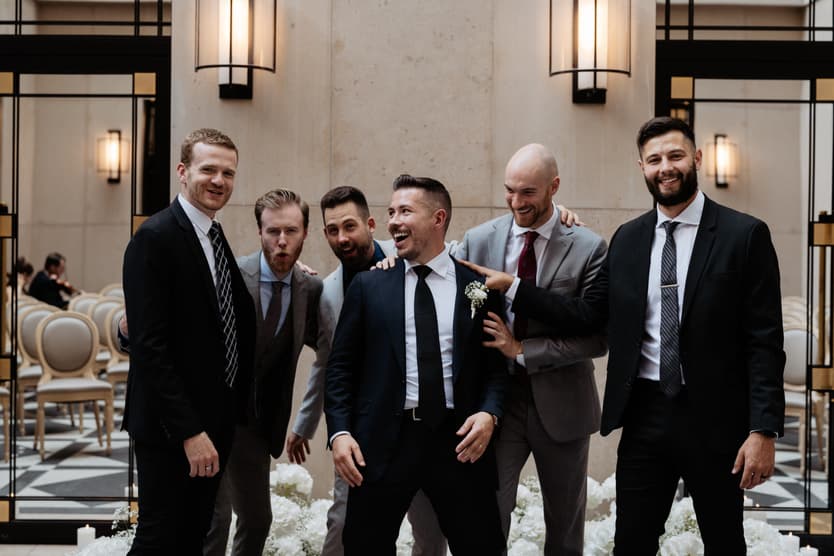 cool groom squad