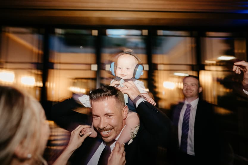 cuteness overload baby ear muffy at dance party