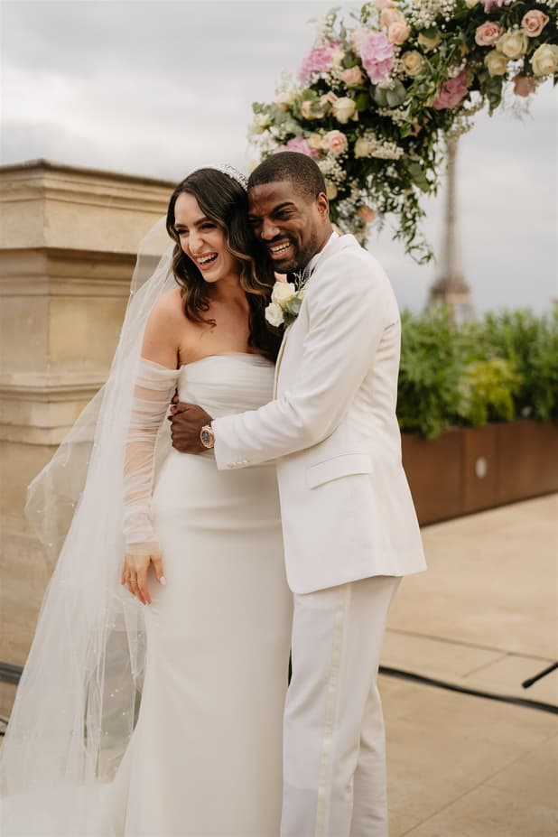Groom and Bride happily said i do