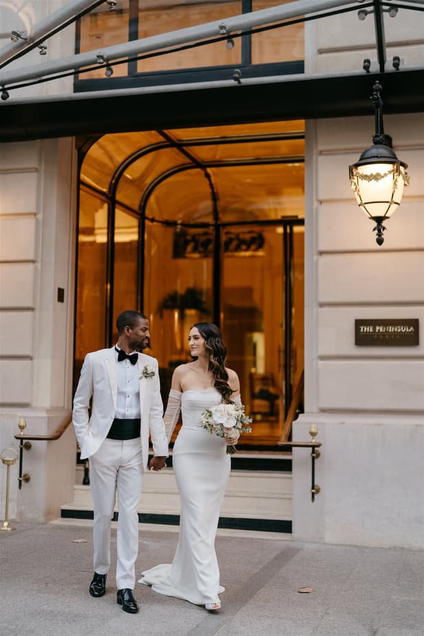 Peninsula Paris wedding photographer