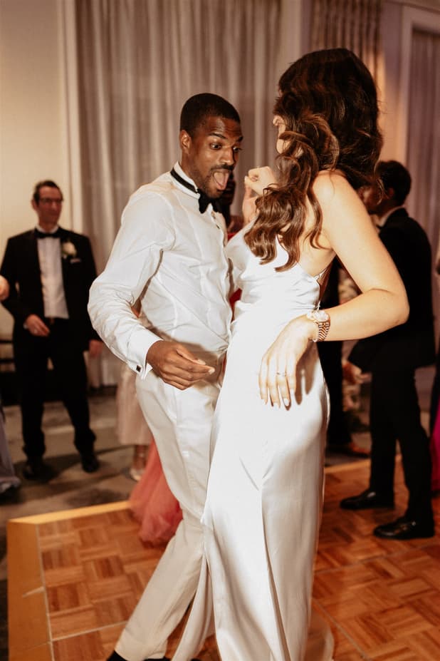 Groom and Bride dance party at Peninsula Paris 