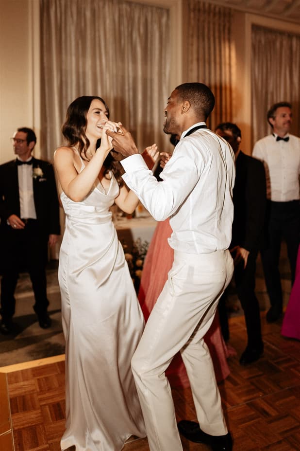 Groom and Bride dance party at Peninsula Paris 