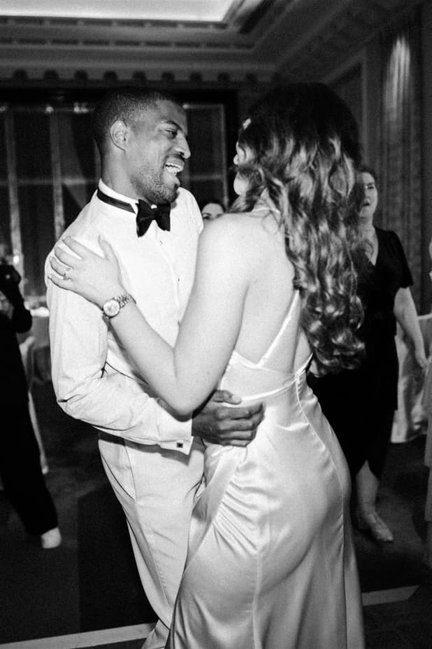 Groom and Bride dance party at Peninsula Paris 