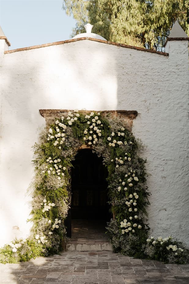 Floral Arch Decoration at San miguel de Allende Mexico inspiration