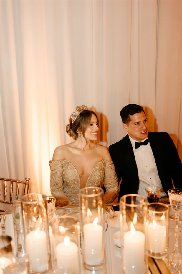 Groom and Bride dancing entrance Dinner reception