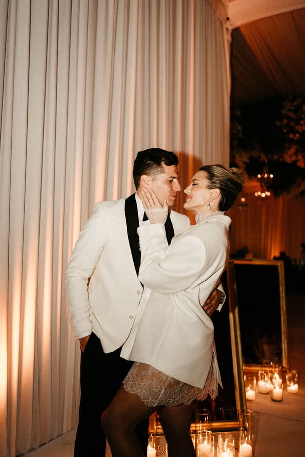 Groom and Bride couple after-wedding session/ cinematic B&W editorial wedding photographer