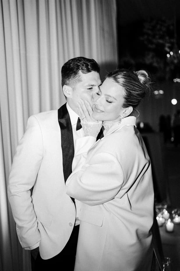 Groom and Bride couple after-wedding session/ cinematic B&W editorial edding photographer