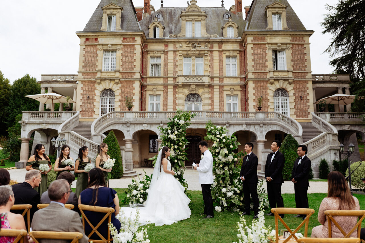 Wedding Ceremony at Château Bouffémont