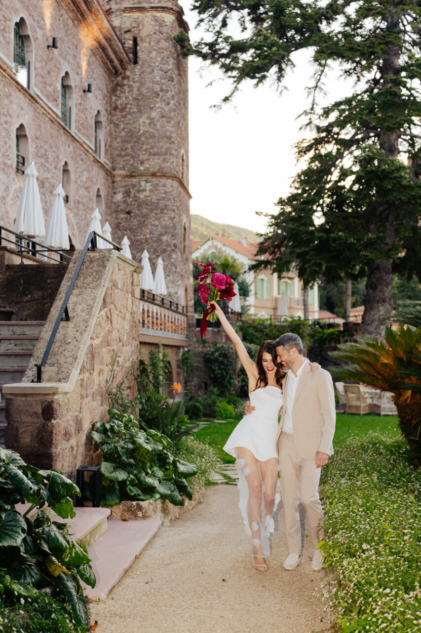 wedding at Chateau de Theoule South of France