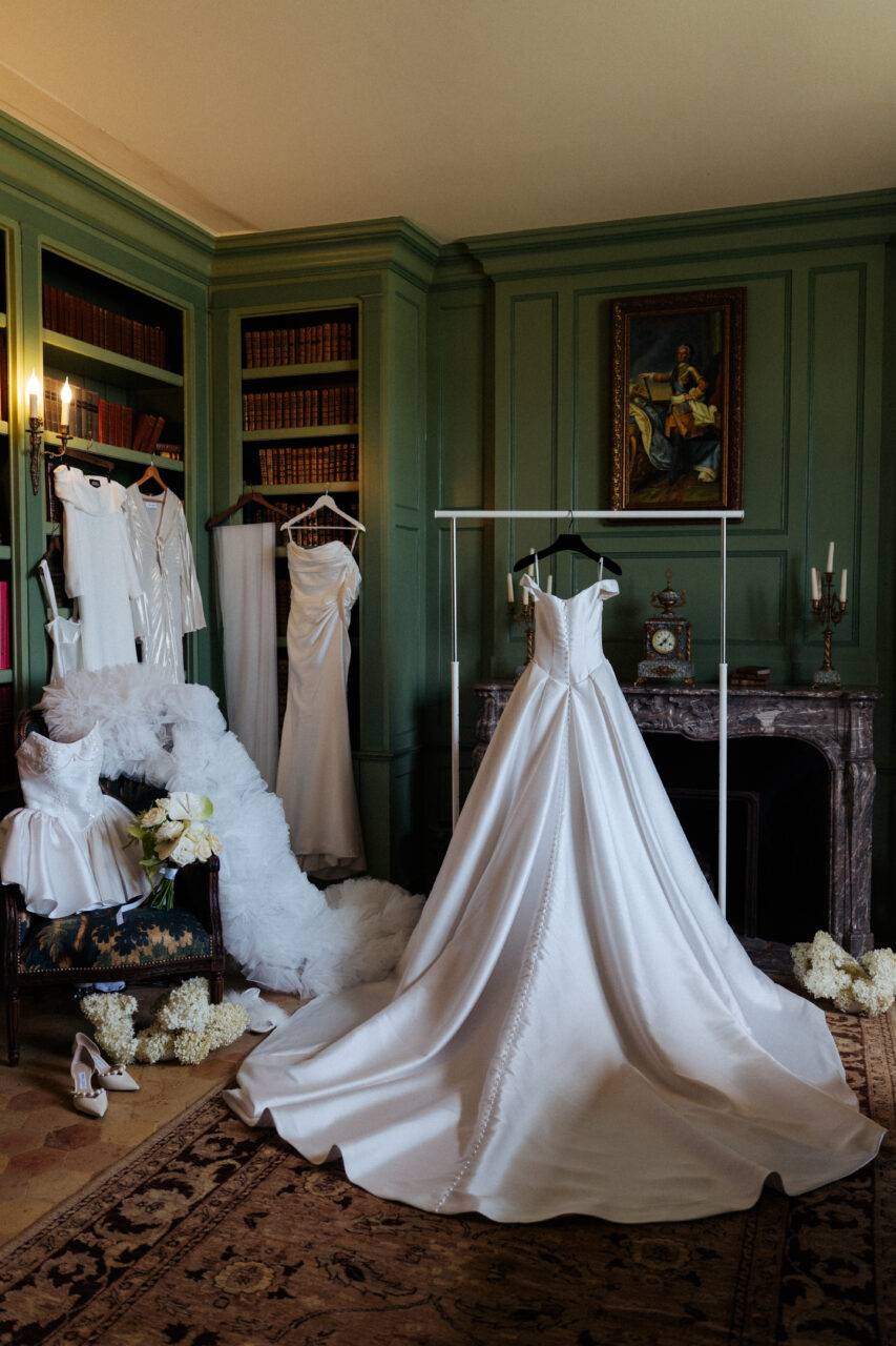 Wedding gown Château du Grand Lucé