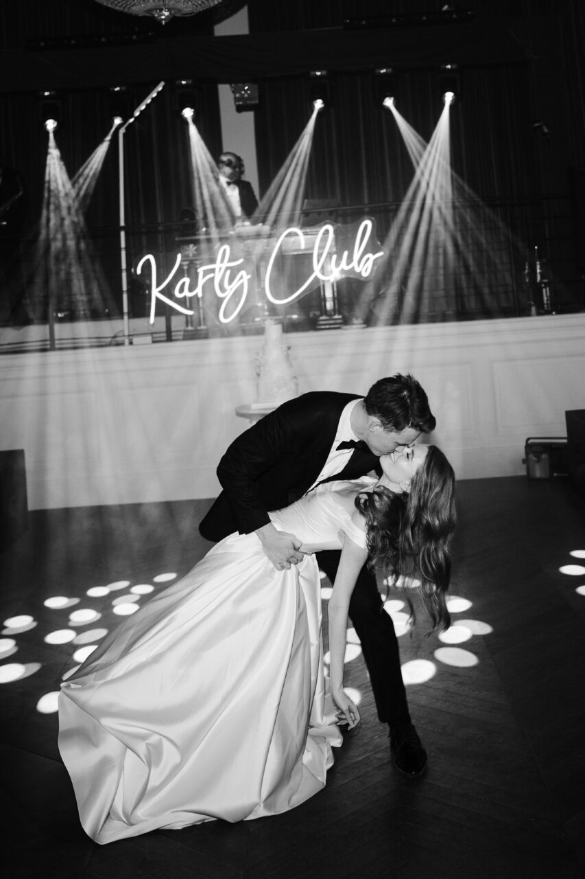 Dance floor destination wedding Château du Grand Lucé