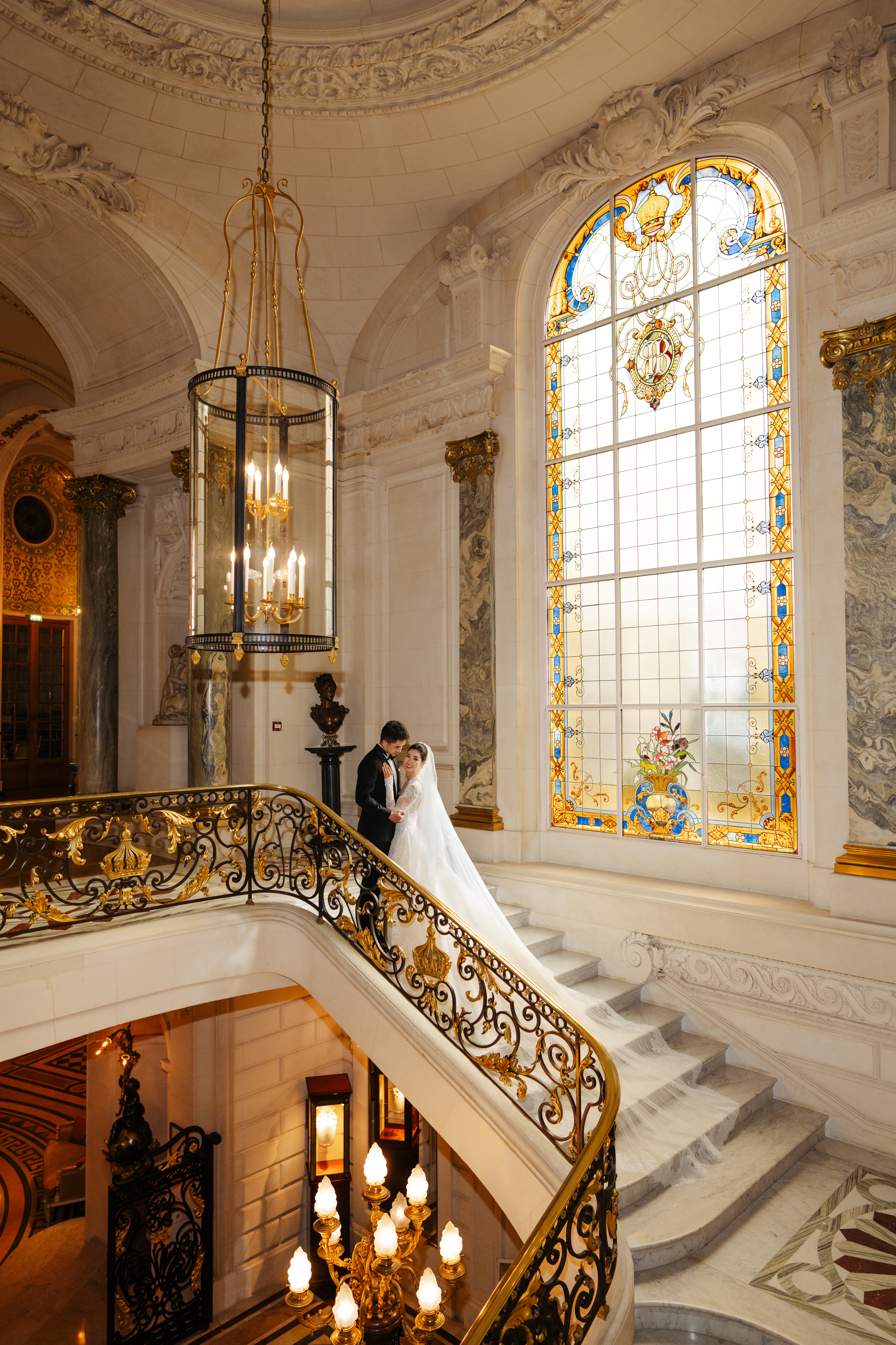 luxury pre-wedding paris shangri-la hotel
