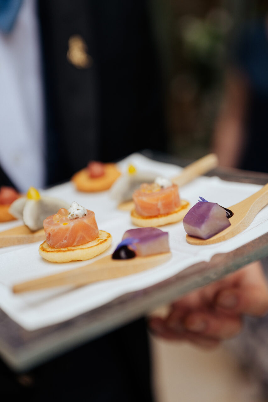 wedding the ritz food